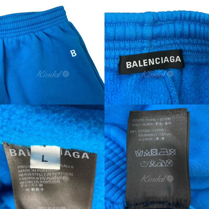 楽天市場】【中古】BALENCIAGA スウェットパンツ ライトブルー サイズ 