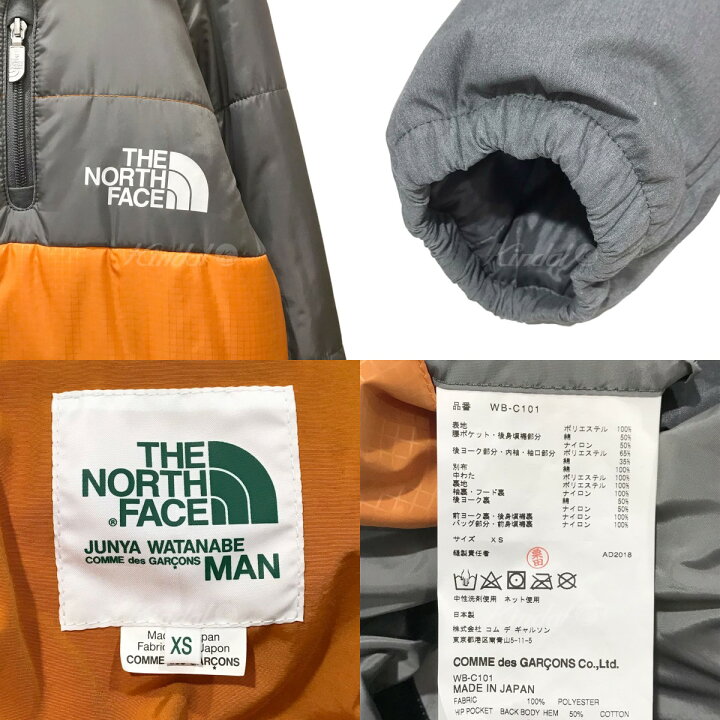 楽天市場】【中古】JUNYA WATANABE CdG MAN × THE NORTH FACE中綿 