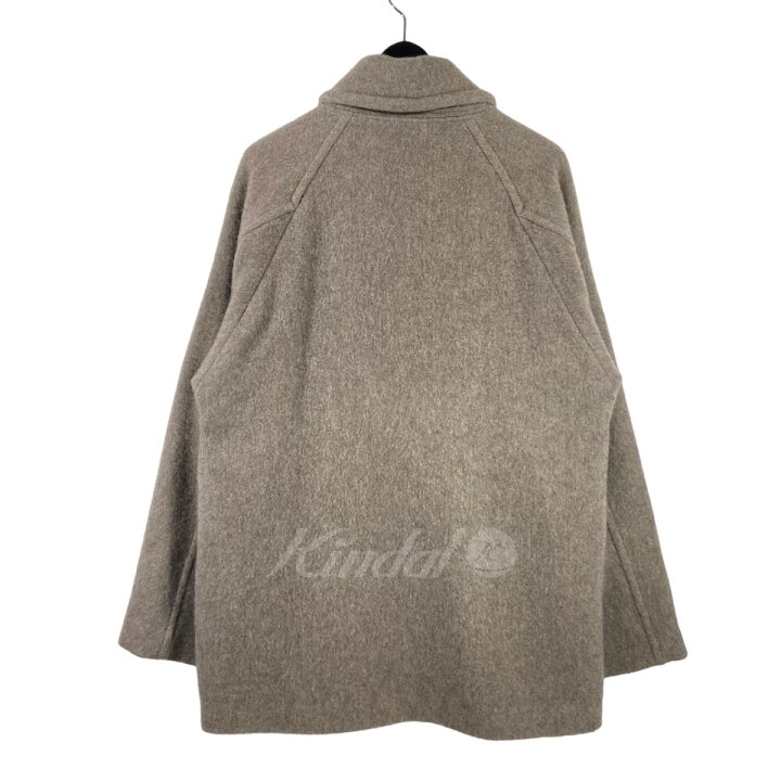 楽天市場】【中古】COMOLIヤクウール ショールカラーコート L03-04006
