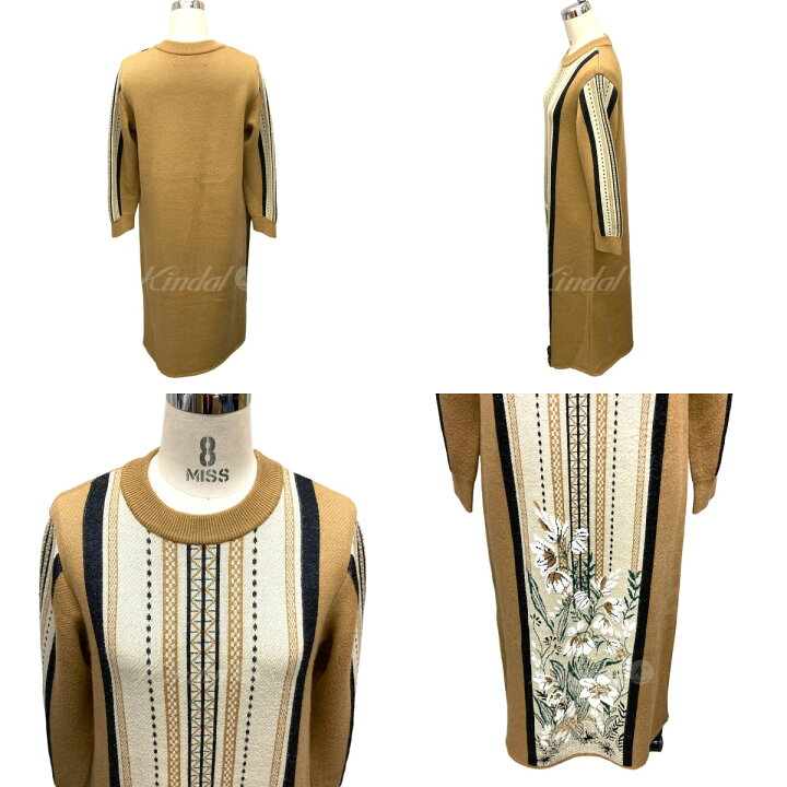 楽天市場】【中古】MURRAL ｢Framed flower knit dress｣ フレームド 