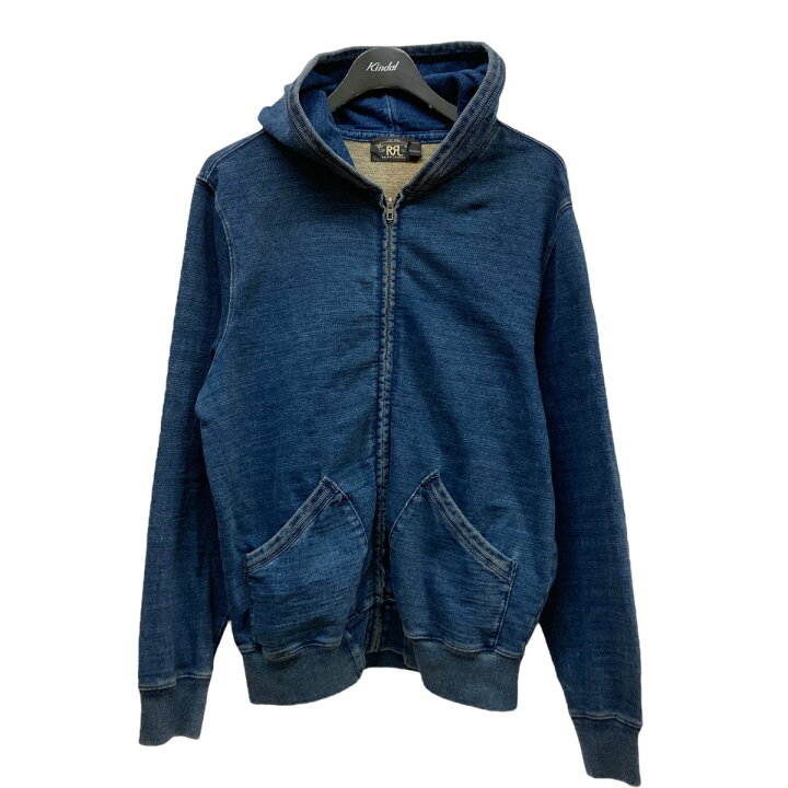 楽天市場】【中古】RRL ジップパーカー 0200011581 インディゴ サイズ  