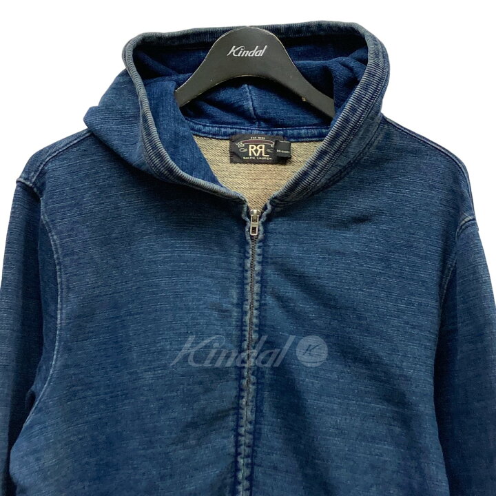 楽天市場】【中古】RRL ジップパーカー 0200011581 インディゴ サイズ  
