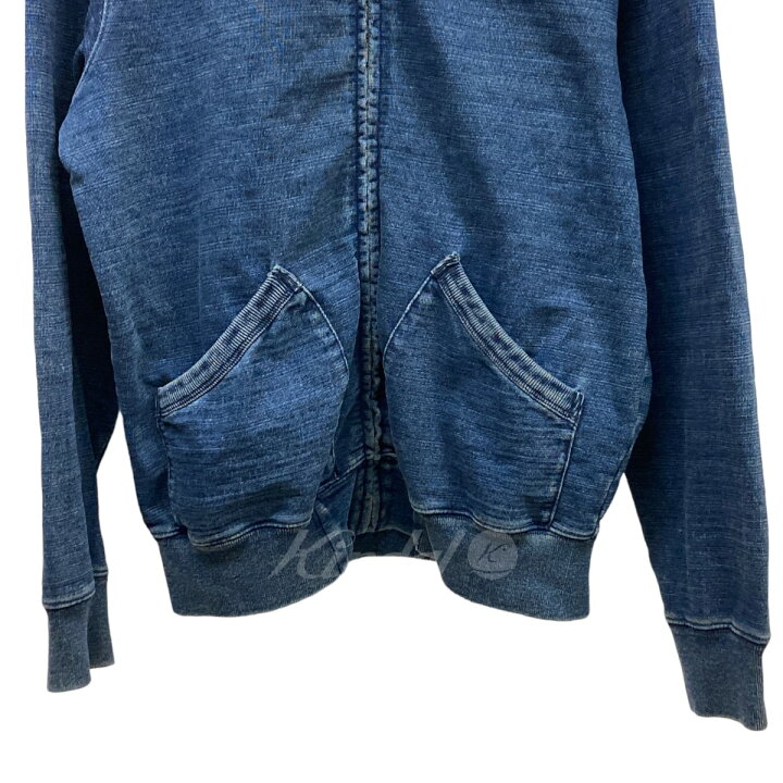 楽天市場】【中古】RRL ジップパーカー 0200011581 インディゴ サイズ 