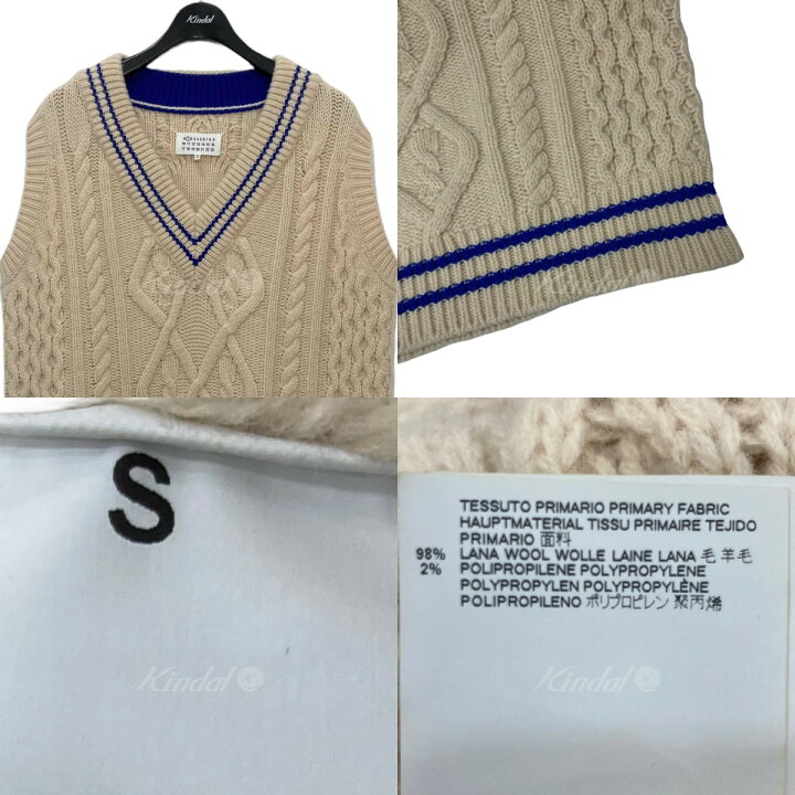 楽天市場】【中古】Maison Margiela チルデンケーブルニット  