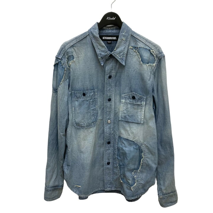 楽天市場】【中古】NEIGHBORHOOD リペア加工デニムシャツ 201YTNH 