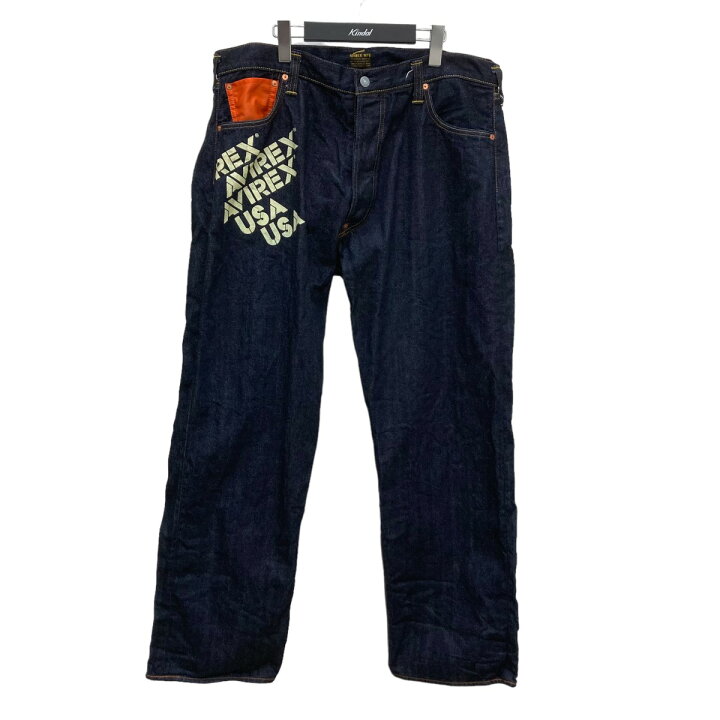 楽天市場】【中古】EVISU×AVIREX デニムパンツ インディゴ サイズ：40 