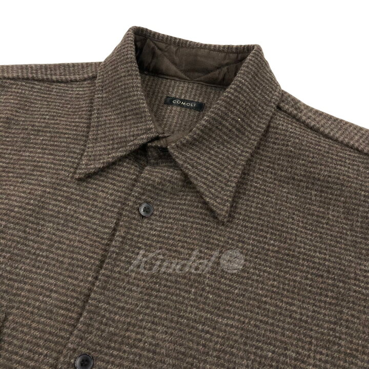 楽天市場】【中古】COMOLI2022AW 「W／CA ハウンドトゥース CPO 