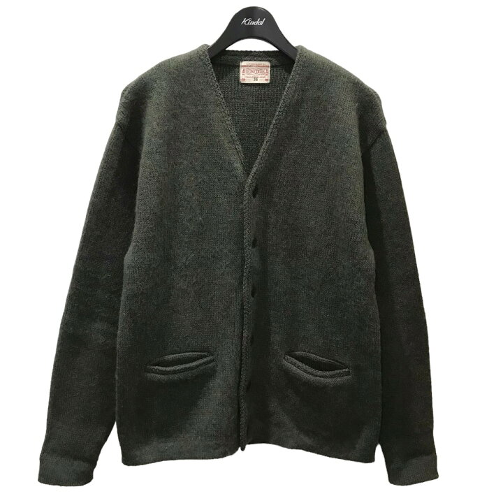 楽天市場】【中古】BONCOURAアルパカモヘアVネックニットカーディガン 