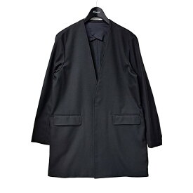 【中古】UNITED TOKYOノーカラーコート ブラック サイズ：1【価格見直し】