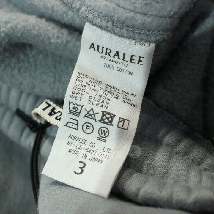 楽天市場】【中古】AURALEE 23AW SMOOTH SOFT SWEAT PANTS スムース 