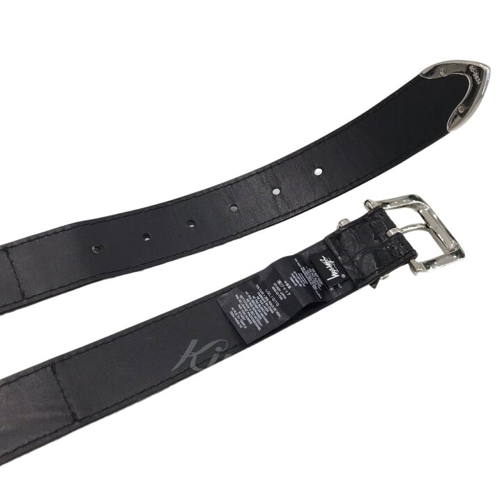 楽天市場】【中古】Stussy ｢LEATHER OVERLAY BELT｣レザーオーバーレイ 