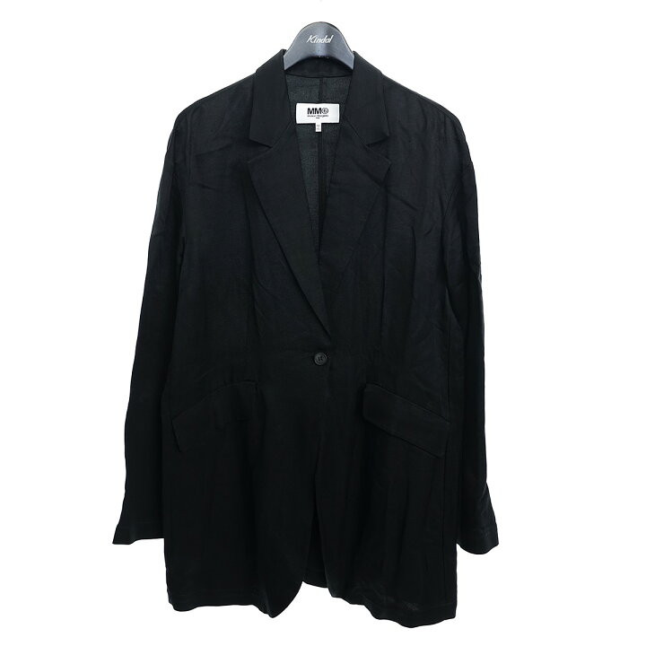 楽天市場】【中古】MM6 Maison Margielaリネン混1Bテーラード  