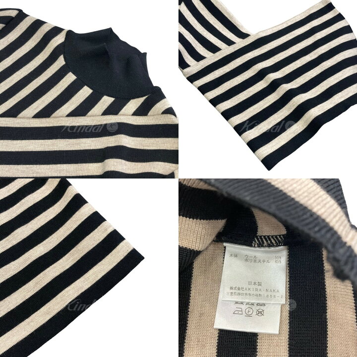 楽天市場】【中古】AKIRA NAKA レクタングルカフス ハイネックニット  