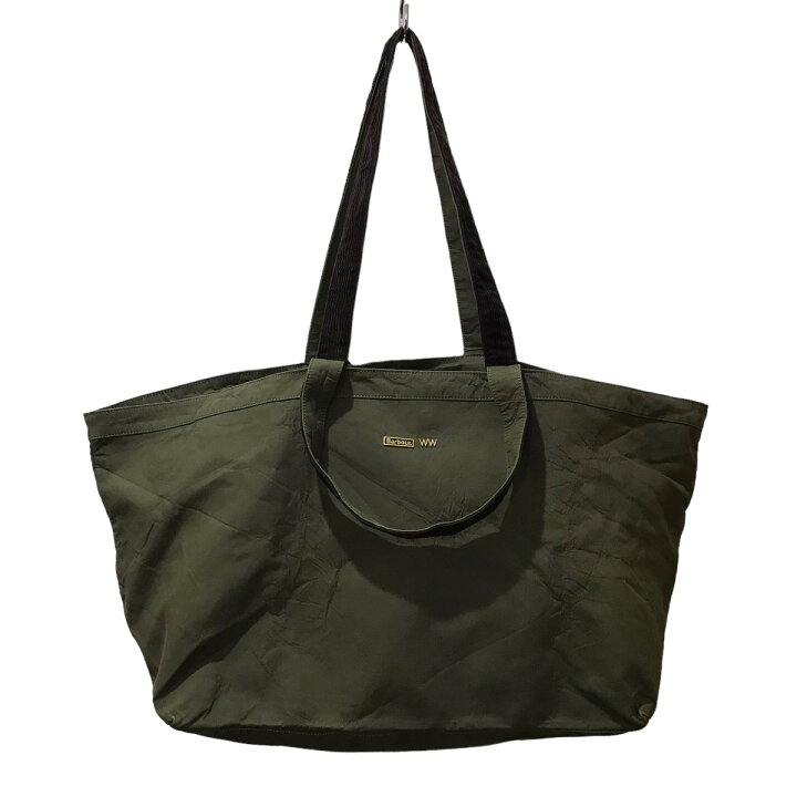 楽天市場】【中古】Barbour × WACCOWACCO 2WAYトートバッグ ショルダー 
