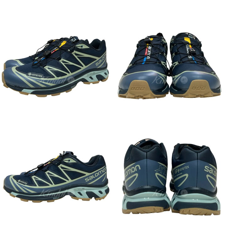楽天市場】【中古】SALOMON XT-6 GTX ネイビー サイズ：US10．5 