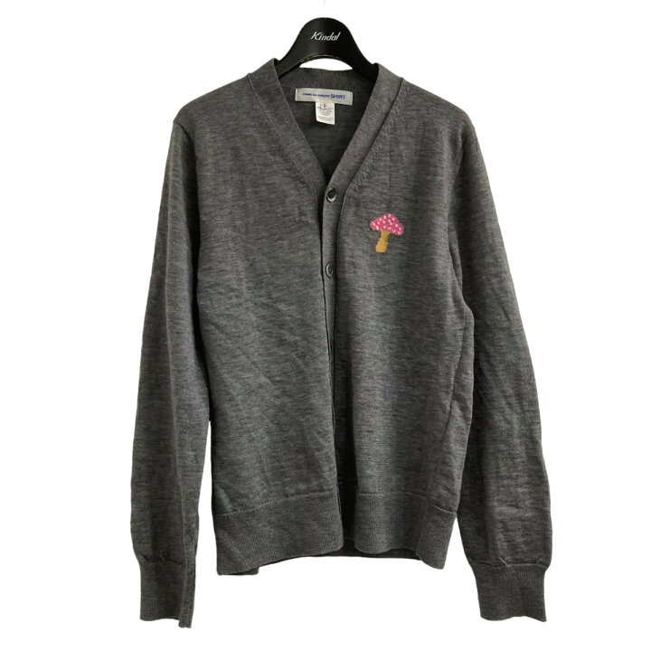 楽天市場】【中古】COMME des GARCONS SHIRTキノコ刺繍カーディガン 