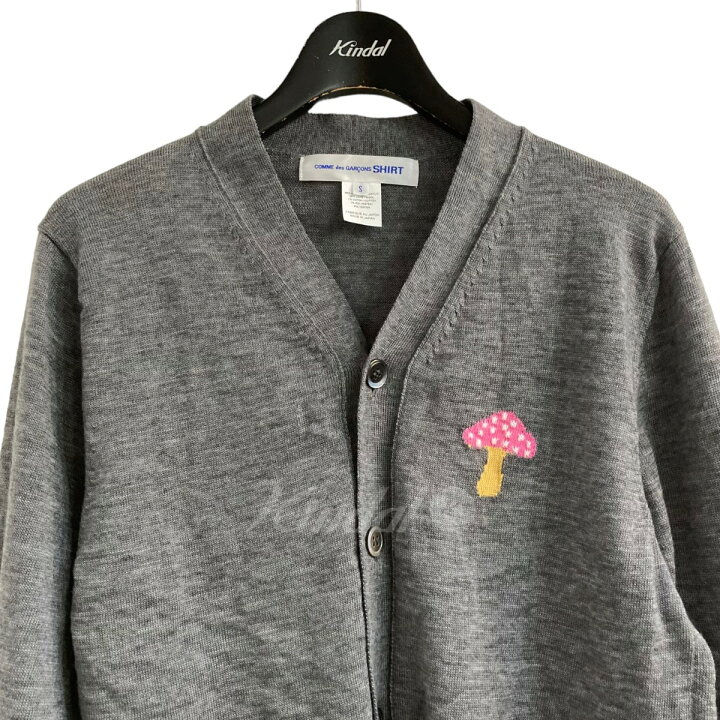 楽天市場】【中古】COMME des GARCONS SHIRTキノコ刺繍カーディガン  