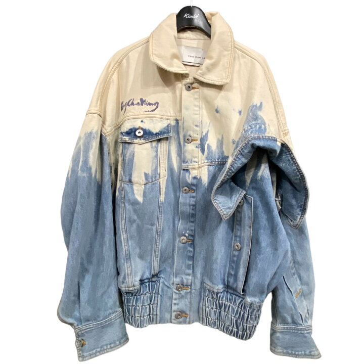 楽天市場】【中古】FenG CHen WANG 21SSブリーチ加工デニムジャケット 