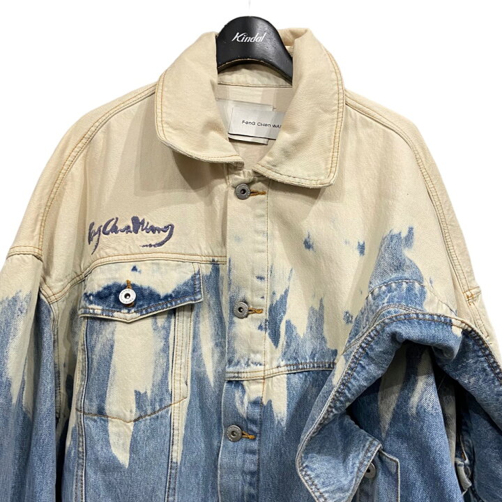 楽天市場】【中古】FenG CHen WANG 21SSブリーチ加工デニムジャケット 