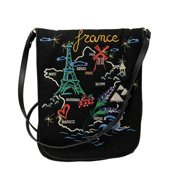 楽天市場】【中古】KENZO ショルダーバッグ AL0252-FC6 ブラック 