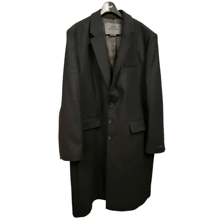 楽天市場】【中古】steven meisel×ZARA チェスターコート ブラック 