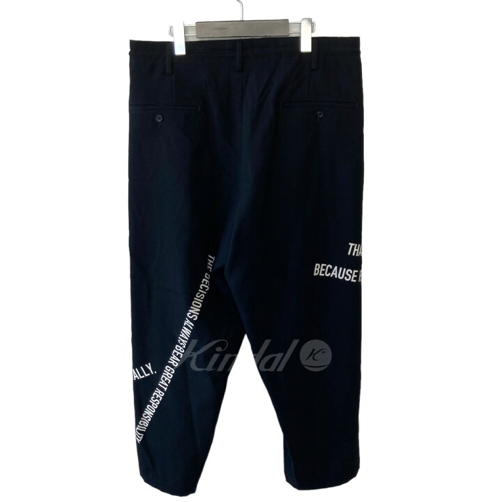 楽天市場】【中古】YOHJI YAMAMOTO pour homme21AW 2タック メッセージ 