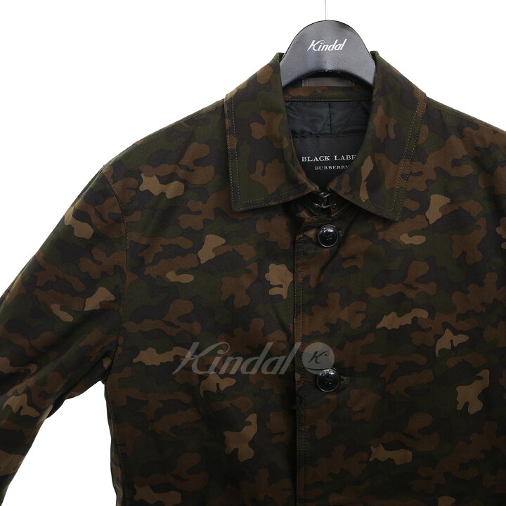 楽天市場】【中古】BURBERRY BLACK LABEL カモフラ柄中綿ハーフコート  