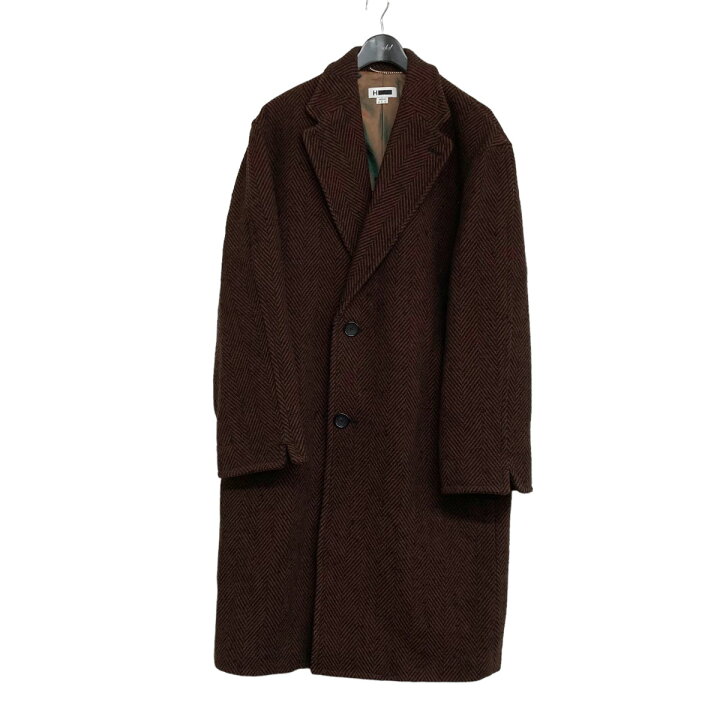 楽天市場】【中古】H BEAUTY＆YOUTH 「HERRINGBONE TWEED BIG COAT  