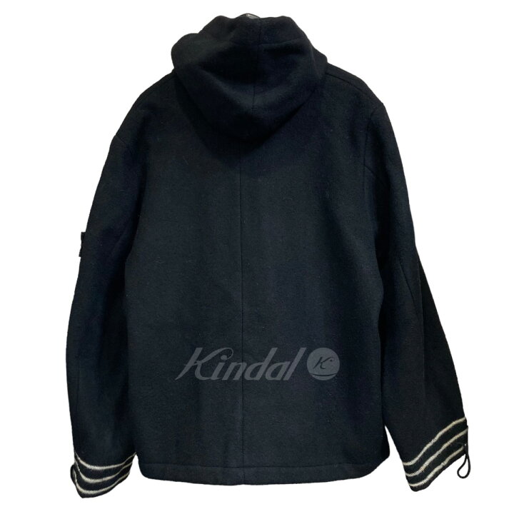 楽天市場】【中古】STONE ISLAND ウールフーデッドジャケット ブラック 