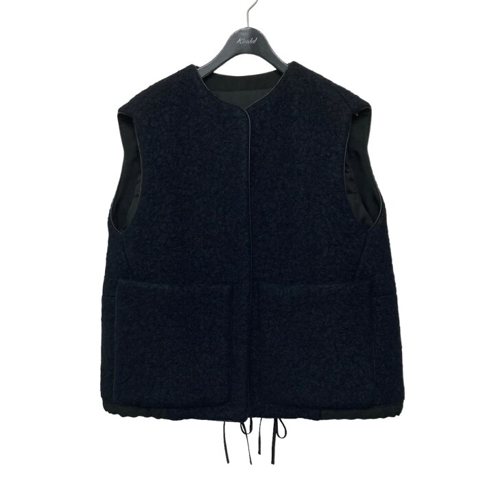 楽天市場】【中古】DRAWER 22AWウールアルパカボアジレ ブラック  