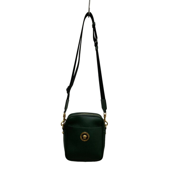 楽天市場】【中古】VERSACE カーフレザーメデューサショルダーバッグ  