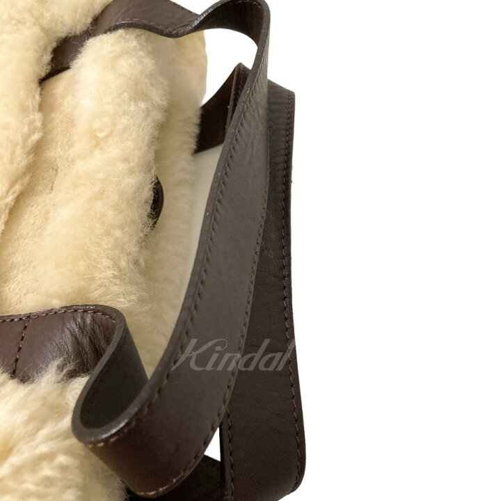 楽天市場】【中古】UGG ムートンハンドバッグ ベージュ×ブラウン 