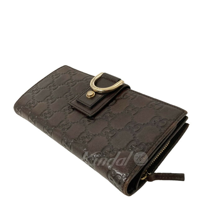 楽天市場】【中古】GUCCI グッチシマ長財布 154256・4276 ブラウン 