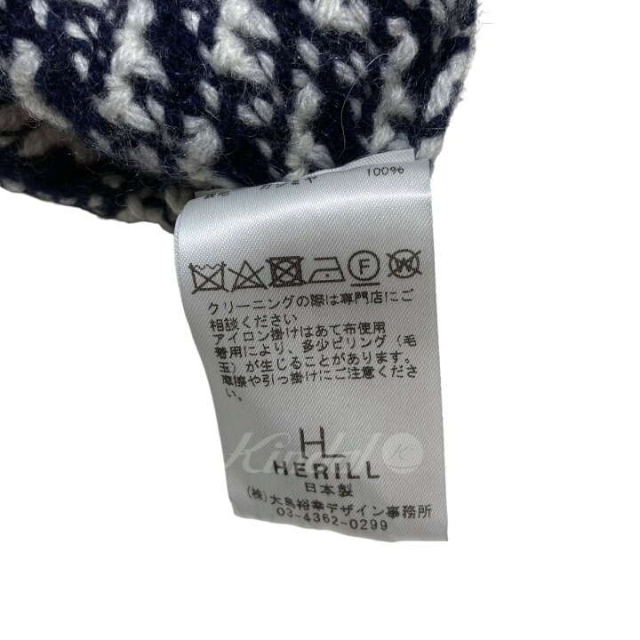 楽天市場】【中古】HERILL カシミヤ バーズアイ ノルウェイジャン 