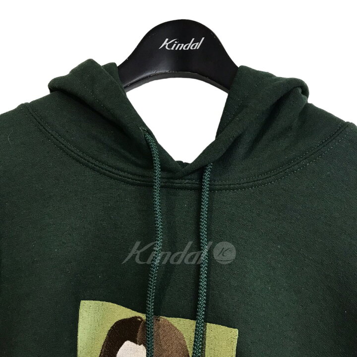 楽天市場】【中古】KYNE フロント刺繍プルオーバーパーカー グリーン 