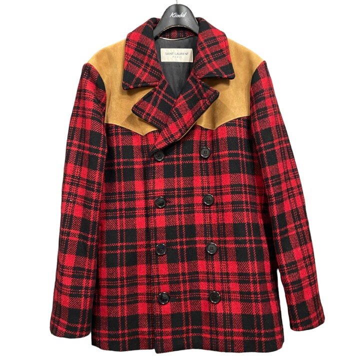 楽天市場】【中古】SAINT LAURENT PARIS14AW ウエスタンチェック柄 