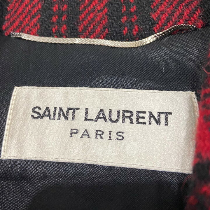 楽天市場】【中古】SAINT LAURENT PARIS14AW ウエスタンチェック柄 