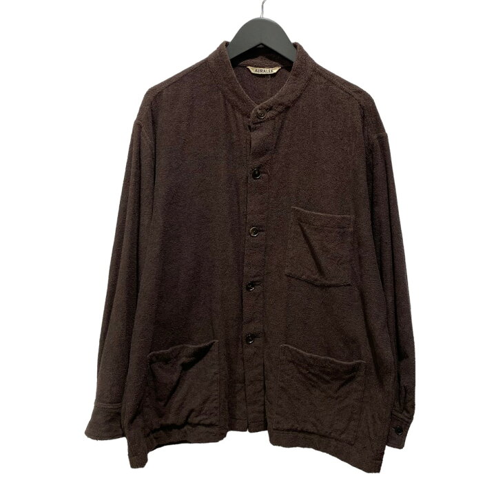 楽天市場】【中古】AURALEE ORGANIC COTTON TERRY CLOTH SHIRT BLOUSON 