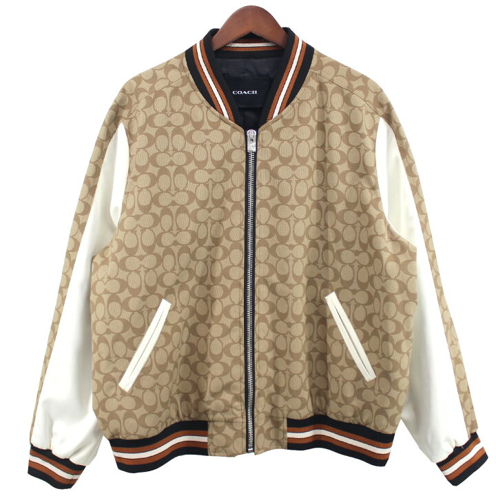 楽天市場】【中古】COACHシグネチャー スーベニア ジャケット ベージュ  