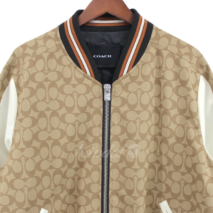 楽天市場】【中古】COACHシグネチャー スーベニア ジャケット ベージュ  