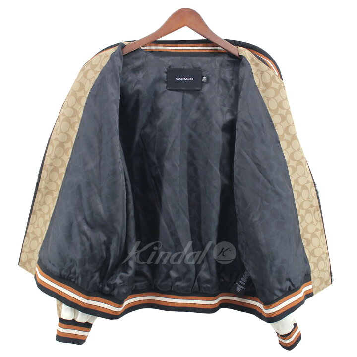 楽天市場】【中古】COACHシグネチャー スーベニア ジャケット ベージュ  