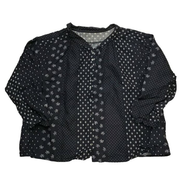 nest Robe パッチワークプリントブラウス 