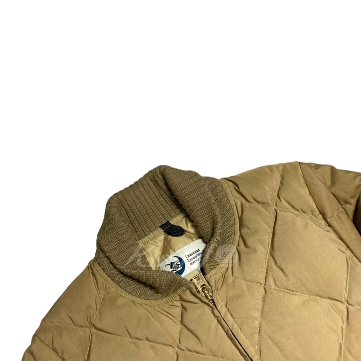 楽天市場】【中古】Crescent Down Works キルティングダウンジャケット  
