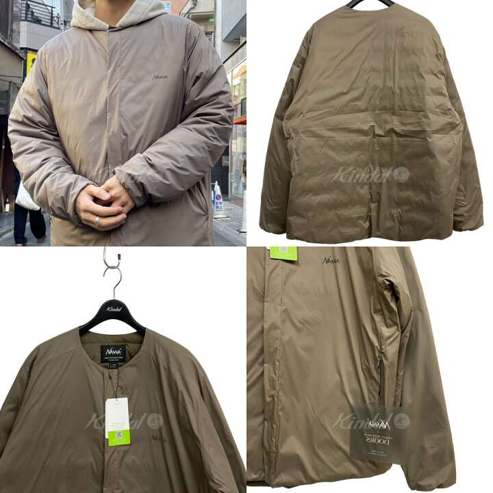 楽天市場】【中古】NANGA×DOORS 23AW 別注インナーダウン ノーカラー 