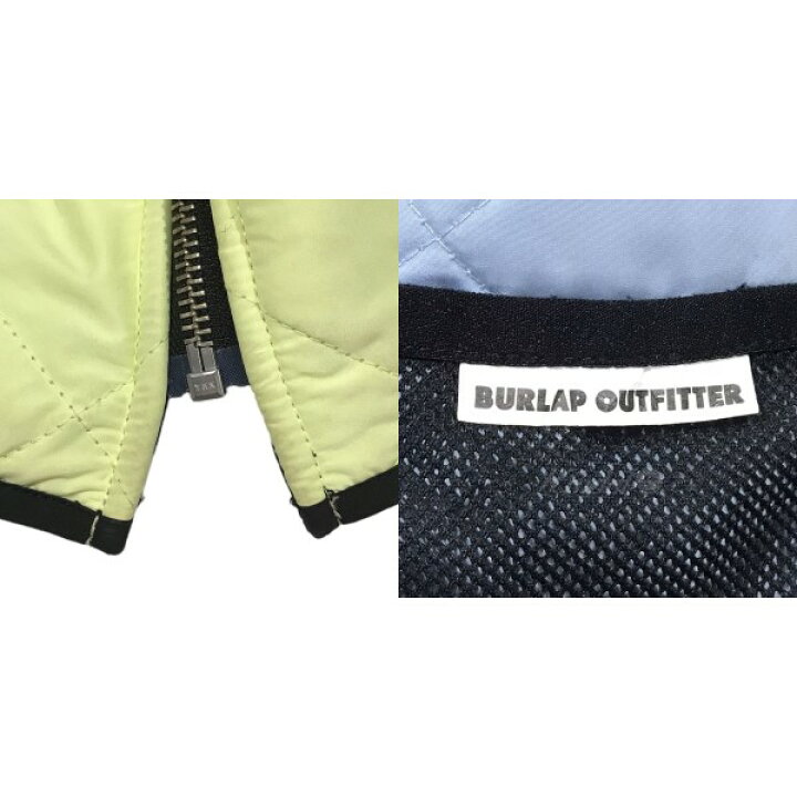 楽天市場】【中古】BURLAP OUTFITTER リバーシブルジップアップ 
