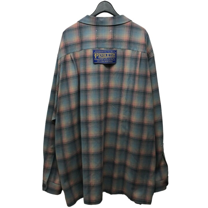 楽天市場】【中古】Maison Margiela×PENDLETON 23AW オープンカラー 