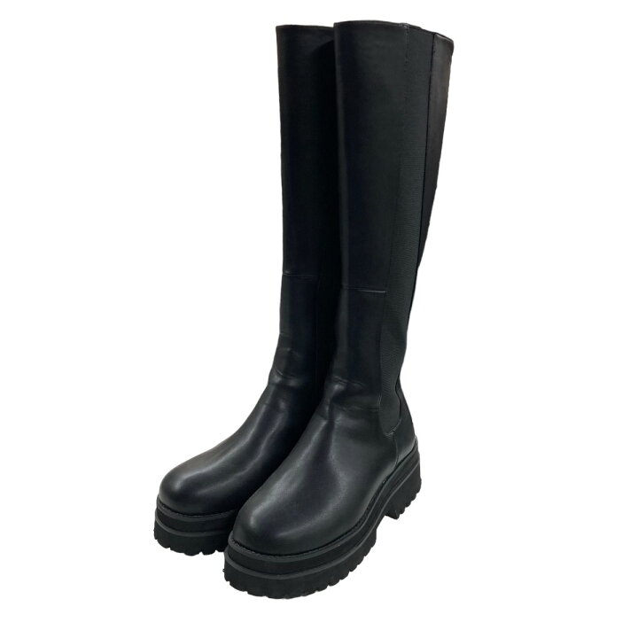 楽天市場】【中古】AMAIL サイドコアロングブーツ ブラック サイズ：M  