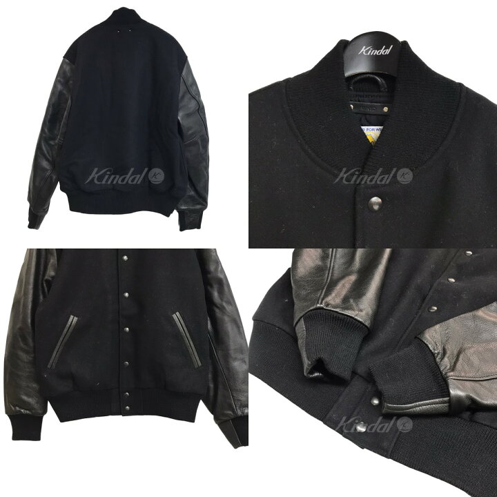 楽天市場】【中古】MINEDENIM ×GB SPORTS スタジャン ブラック サイズ 