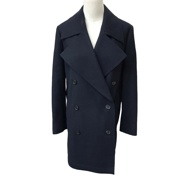 楽天市場】【中古】JIL SANDER NAVY ダブルブレストコート ネイビー  