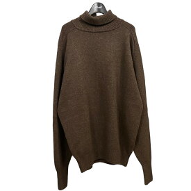 【中古】HERILL　22AW｢Blacksheep Turtleneck｣ブラックシープタートルネックニット ブラウン サイズ：3 【171123】（ヘリル）